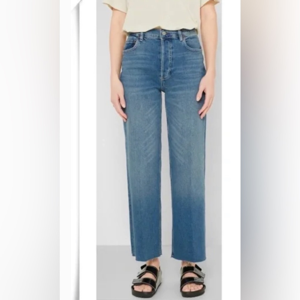 Boyish The Mikey High Rise Stretch Wide Leg Jeans Size 31